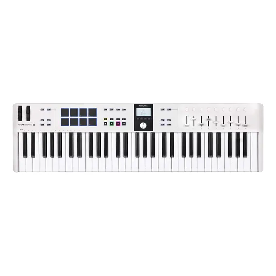 Teclado Controlador Arturia Keylab Essential 61 Mk3 Branco Foto 1