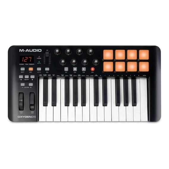 Teclado Controlador M-audio Oxygen 25 Iv Midi V4 Foto 1