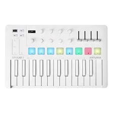 Teclado Controlador Midi Arturia Minilab 3 Alpine White 25 Teclas Foto mini 1
