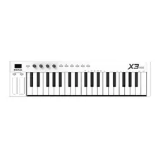 Teclado Controlador Midi Usb Amw X3 Mini 37 Teclas . Loja ! Cor Branco 110V/220V (Bivolt) Foto mini 3