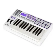 Teclado Controlador Midi Waldman Carbon 25 Teclas 8 Pads Foto mini 3