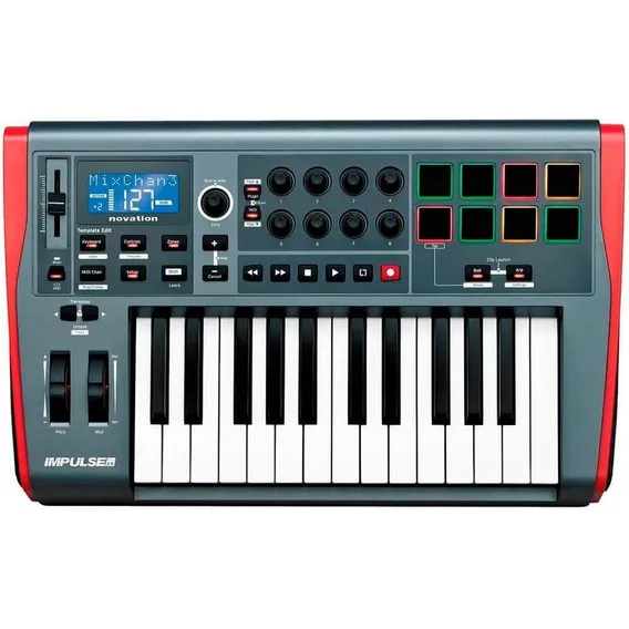 Teclado Controlador Novation Impulse 25 Usb 25 Teclas Foto 1