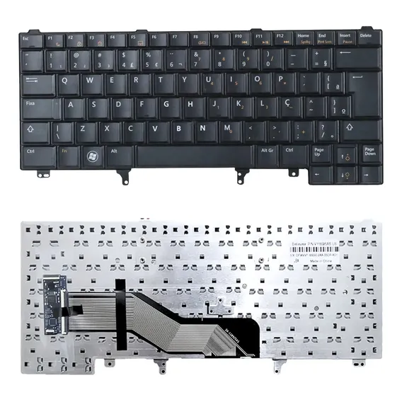 Teclado Dell Latitude Nsk-dv0uc 1b - Nsk-dv2uc - Nsk-dv4bc Cor Preto Foto 1
