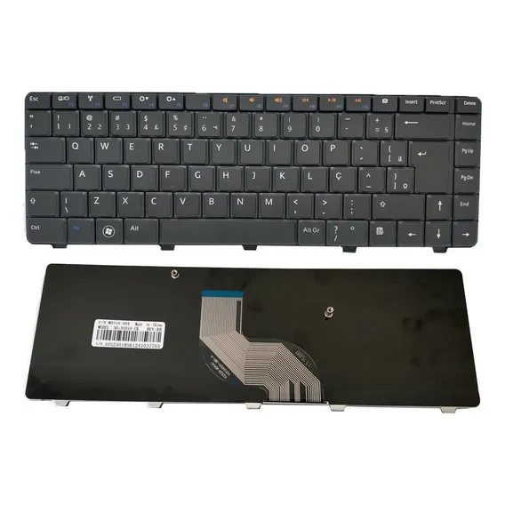 Teclado Dell N4010 N4020 N4030 N5030 Aeumban0010 Aeum8u00110 Cor Preta Foto 1
