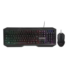 Teclado E Mouse Gamer Multilaser Led 2400dpi Abnt2 - Tc239 Cor do mouse Preto Cor do teclado Preto Foto  mini 1