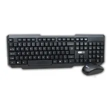 Teclado E Mouse Sem Fio Wifi Hardline Hl301 Cor do teclado Preto Foto  mini 1