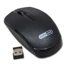 Teclado E Mouse Sem Fio Wifi Hardline Hl301 Cor do teclado Preto Foto mini  2