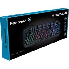 Teclado Gamer Fortrek Crusader Abnt2 - Preto Foto mini 4