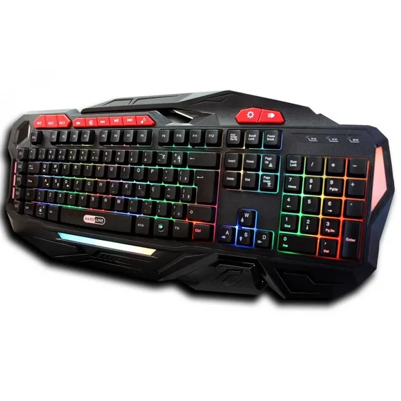 Teclado gamer Hardline Foto 1