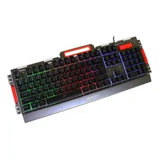 Teclado Gamer Kit Teclado E Mouse Gamer - Prata Foto mini 2
