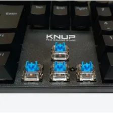 Teclado Gamer Mecanico Antighosting + Caixa Som 12w Led Rgb Foto mini 3
