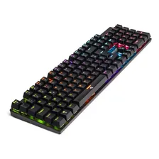 Teclado Gamer Mecanico Antighosting + Caixa Som 12w Led Rgb Foto mini 2