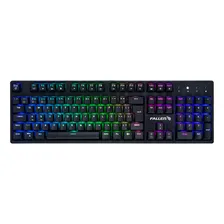 Teclado Gamer Mecânico Led Rgb Fallen Pantera Preto Blue Switch Azul Kailh Foto mini 2