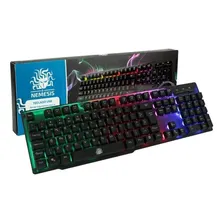 Teclado Gamer Nemesis 5+ 0040 Semimecânico Com Fio Foto mini 2