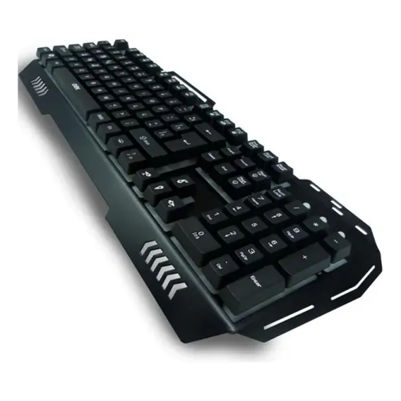 Teclado Gamer Oex Tc204 Fusion Reloaded Semi-mecanico Led Foto 1