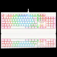 Teclado Gamer Redragon Kala Branco Rosa Sw Brown K557wp-rgb Foto mini 2