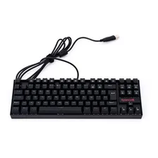 Teclado Gamer Redragon Kumara Preto Com Rgb Vermelho Mecânico Abnt2 Switch Black K552-2 Foto mini 3