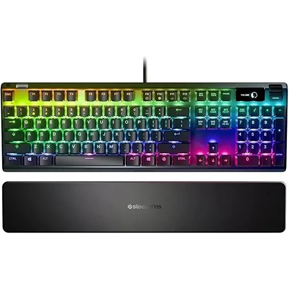 Teclado Gamer Steelseries Apex Pro Us Rgb Omnipoint Preto Foto 1