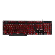 Teclado Gamer Thunder Evus Tc-05 Iluminado Rgb Usb Foto mini 1