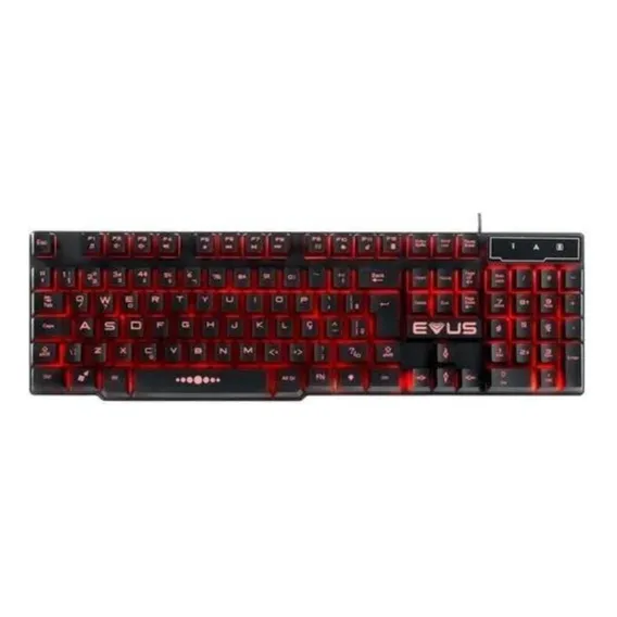 Teclado Gamer Thunder Evus Tc-05 Iluminado Rgb Usb Foto 1
