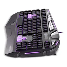 Teclado Gamer Warrior Morani Com Teclas Macro Led - Tc209 Foto mini  2