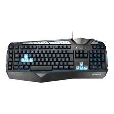 Teclado Gamer Warrior Morani Com Teclas Macro Led - Tc209 Foto  mini 1