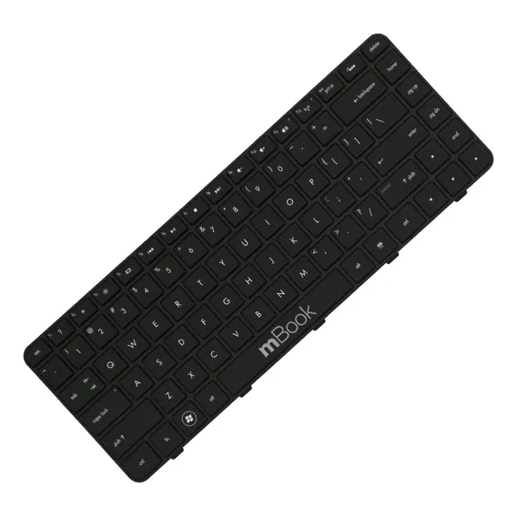 Teclado Hp Pavilion Dm4 1063he Dm4 1065dx C/ Moldura Us Cor Conforme Imagens Do Anúncio Idioma Foto 1