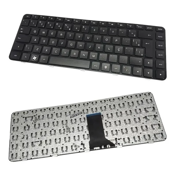 Teclado Hp Pavilion Dm4-1275br Dm4-2035br Dm4-2055br Dm4 Ç Cor Preta Foto 1