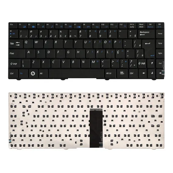Teclado Itautec W7425 Mp 07g38pa 430w 6 80 W84t0 330 1 Br Cor Conforme Imagens Do Anúncio Idioma Foto 1