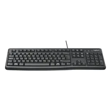 Teclado Logitech K120 com cabo USB/preto Foto mini 1
