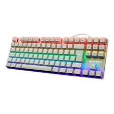 Teclado Mecanico Branco Rgb Gamer Hoopson Foto mini 3