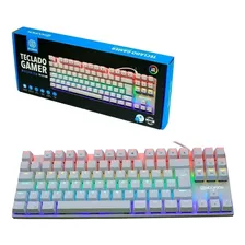 Teclado Mecanico Branco Rgb Gamer Hoopson Foto mini 2