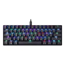 Teclado Mecânico Gamer Motospeed Ck61, Rgb, Red Switch, Br Foto  mini 1