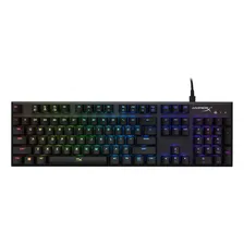 Teclado Mecânico Gamer Alloy Fps Rgb Us Hx-kb1ss2-us Hyperx Cor de teclado Preto Idioma Inglês US Foto  mini 1