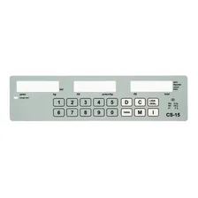 Teclado Membrana Balança Filizola Cs 15 Bateria Classe 3 Foto mini  2