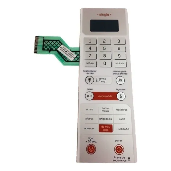 Teclado Membrana Microondas Brastemp Bms25 Bms25abhna Foto 1