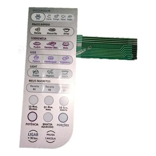 Teclado Membrana Microondas Electrolux Mef33 Mef 33 Foto 1