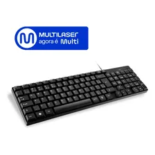 Teclado Multilaser Slim Preto Laser Usb - Tc193 Foto mini  3
