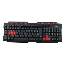 Teclado MultimÃdia Usb Action Vermelho Para Games - Newex Foto mini 1