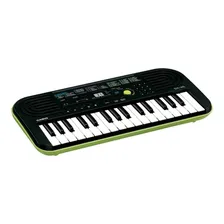 Teclado musical Casio Mini SA-46 32 teclas preto/verde Foto mini  2