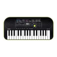 Teclado musical Casio Mini SA-46 32 teclas preto/verde Foto  mini 1