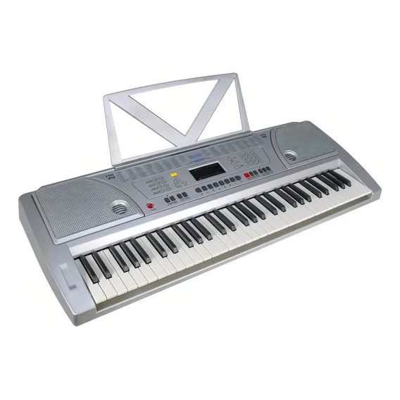 Teclado Musical Profissional E Estudante 61 Teclas Csr 2172 Cor Prateado Foto 1