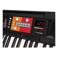 Teclado musical Yamaha PSR Series PSR-F51 61 teclas preto Foto mini  3