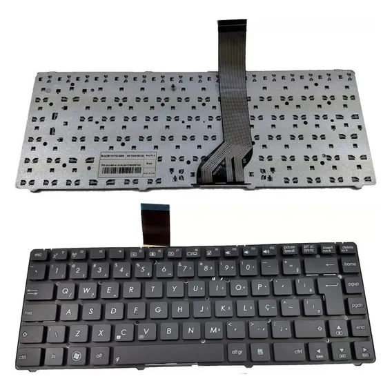 Teclado Notebook Asus A45a A45 K45 K45a F45 U44 U46 Br Cor Preto Foto 1
