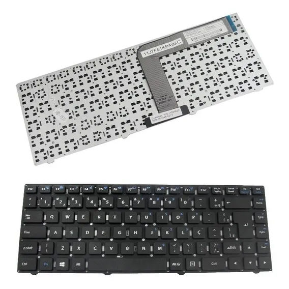 Teclado Notebook Cce Ultra Thin N325 Mp-11j78pa-f51jw Br Ç Cor Preto Foto 1
