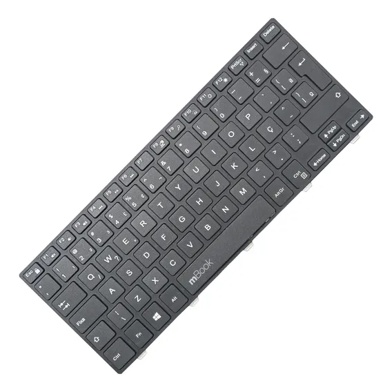 Teclado Notebook Dell Inspiron Nsk Lq0sw V147125ar1 Com Ç Cor Conforme Imagens Do Anúncio Idioma Foto 1