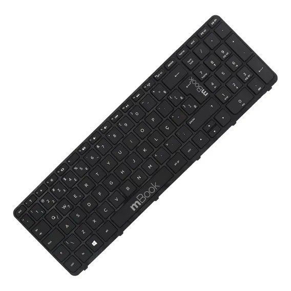 Teclado Notebook Hp Pavilion 15-n000 15-t1000 15-e000 Com Ç Cor Preto Idioma Português Brasil Foto 1