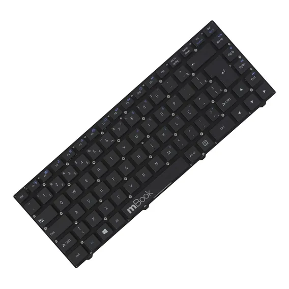 Teclado Notebook Philco 14f 14l 14e 14g W7510 Cce Wm545b Ç Cor Conforme Imagens Do Anúncio Idioma Foto 1