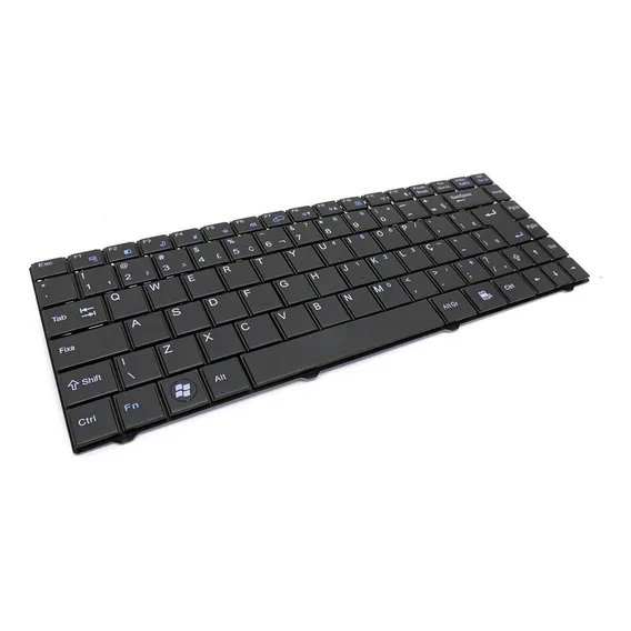 Teclado Notebook Qbex Mb45119 Mb45ii9 82b382-fb6126 Br Com Ç Cor Preto Foto 1