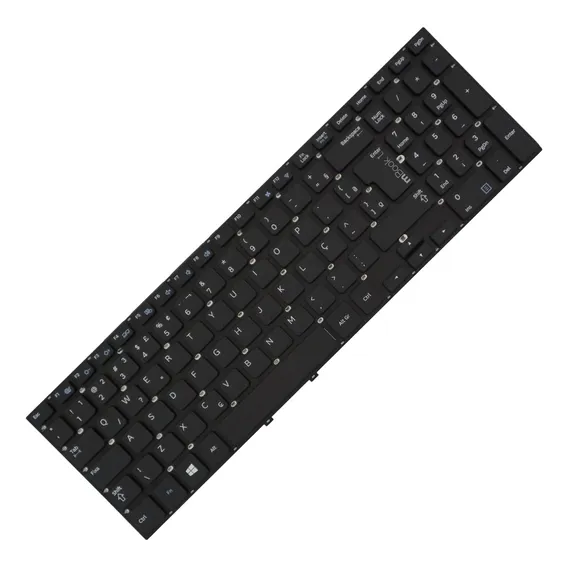Teclado Notebook Samsung 9z. Np550p5c Np300e5e Cor Conforme Imagens Do Anúncio Idioma Foto 1